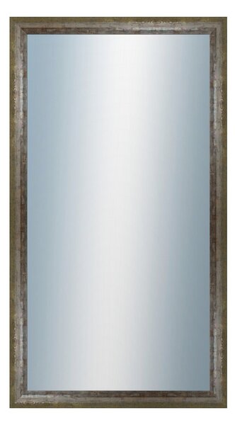 DANTIK - Zrkadlo v rámu, rozmer s rámom 50x90 cm z lišty NEVIS zelená (3054)
