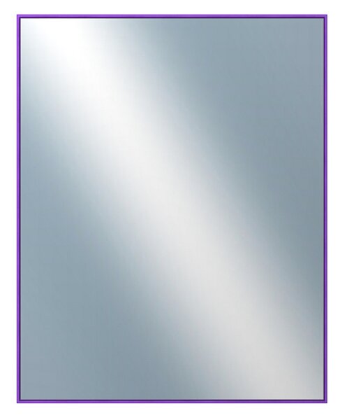 DANTIK - Zrkadlo v rámu, rozmer s rámom 80x100 cm z lišty Hliník modrá m. (7002242)
