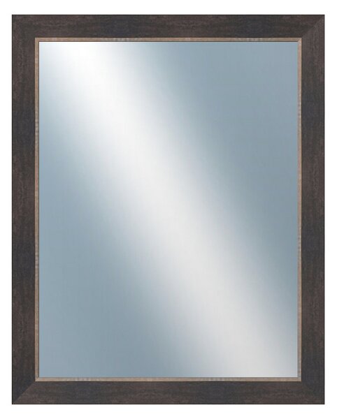 DANTIK - Zrkadlo v rámu, rozmer s rámom 80x100 cm z lišty TOMAS čierna veľká (3031)
