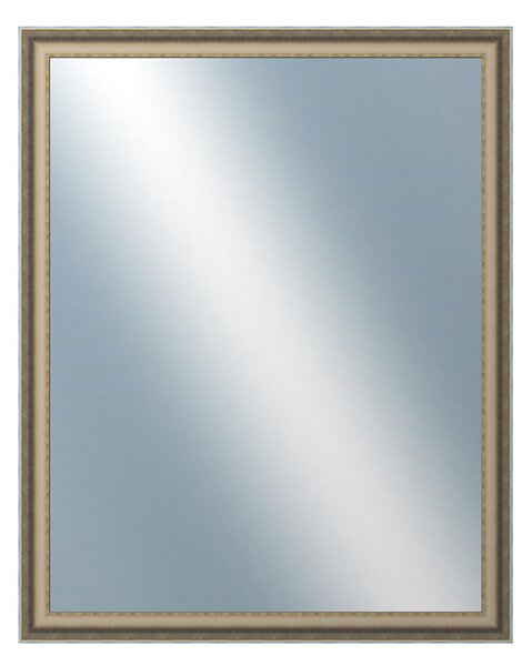 DANTIK - Zrkadlo v rámu, rozmer s rámom 80x100 cm z lišty DOPRODEJMETAL AG prehnutá veľká (3025)
