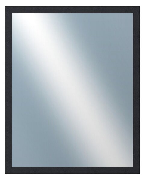 DANTIK - Zrkadlo v rámu, rozmer s rámom 80x100 cm z lišty 4020 čierna (2769)