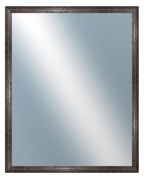 DANTIK - Zrkadlo v rámu, rozmer s rámom 80x100 cm z lišty NEVIS šedá (3053)