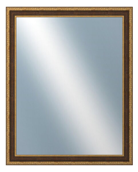Zrkadlo v rámu Dantik 80x100cm z lišty KLASIK hnedá (3004)