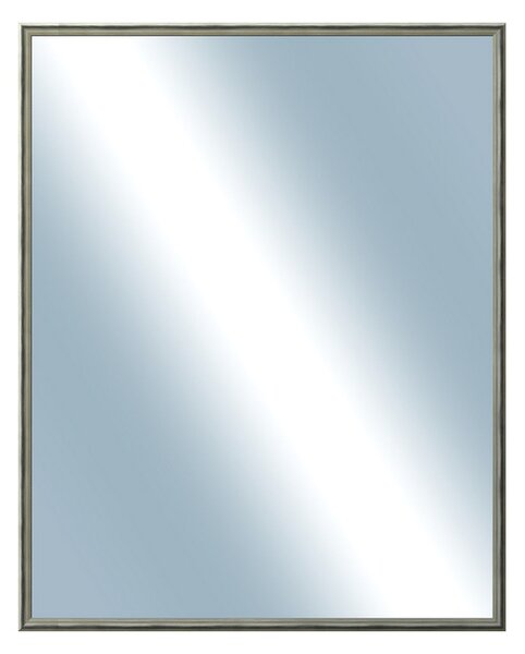 DANTIK - Zrkadlo v rámu, rozmer s rámom 80x100 cm z lišty Y-ka čierna linka (3125)