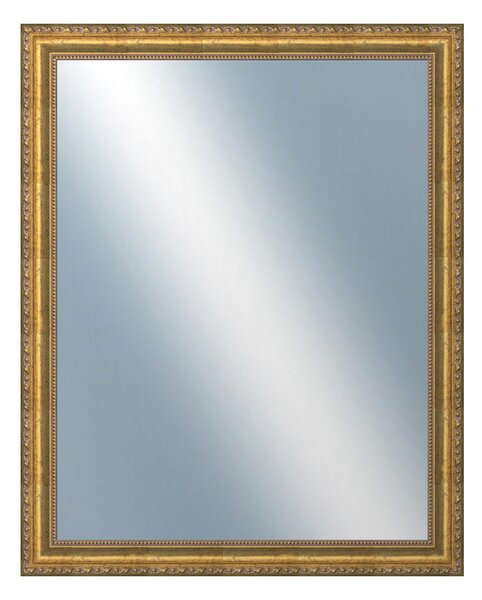 DANTIK - Zrkadlo v rámu, rozmer s rámom 80x100 cm z lišty KLASIK zlatá (2824)