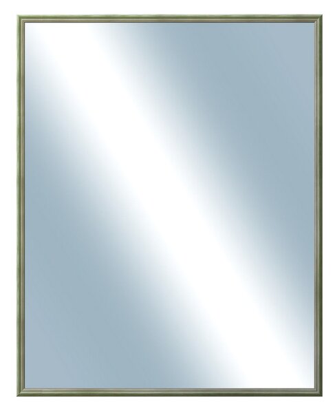 DANTIK - Zrkadlo v rámu, rozmer s rámom 80x100 cm z lišty Y-ka zelená linka (3126)