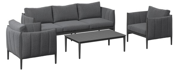 TERASOVÁ SEDACIA SÚPRAVA 4-dielne, kov, textil Ambia Garden - Online Only záhrada, Online Only