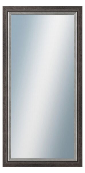 DANTIK - Zrkadlo v rámu, rozmer s rámom 50x100 cm z lišty AMALFI čierna (3118)