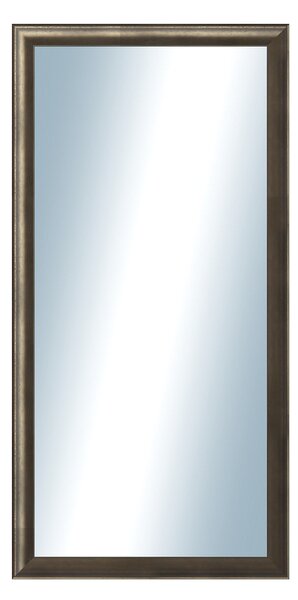 DANTIK - Zrkadlo v rámu, rozmer s rámom 50x100 cm z lišty Ferrosa grafit (3141)
