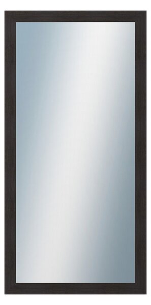 DANTIK - Zrkadlo v rámu, rozmer s rámom 50x100 cm z lišty 4020 hnedá (2767)