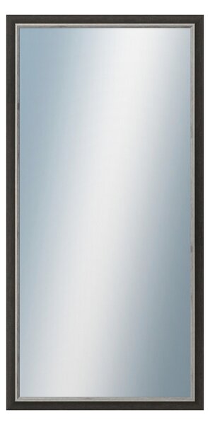 DANTIK - Zrkadlo v rámu, rozmer s rámom 50x100 cm z lišty TAIGA čierna (3108)