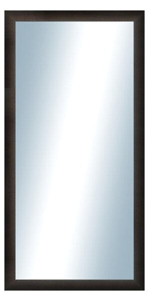 DANTIK - Zrkadlo v rámu, rozmer s rámom 50x100 cm z lišty LEDVINKA tmavo hnedá (1442)