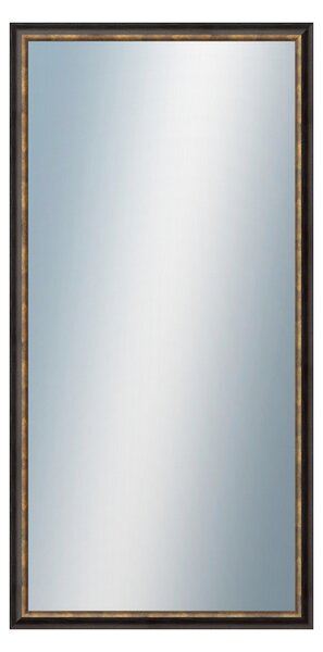 DANTIK - Zrkadlo v rámu, rozmer s rámom 50x100 cm z lišty TRITON čierna (2139)