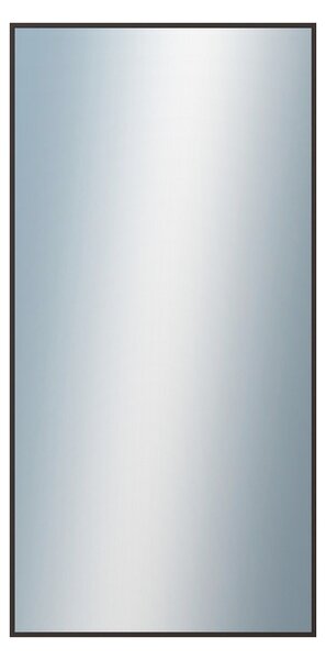 DANTIK - Zrkadlo v rámu, rozmer s rámom 50x100 cm z lišty Hliník čierna (7022021)