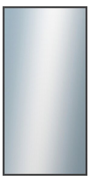 DANTIK - Zrkadlo v rámu, rozmer s rámom 50x100 cm z lišty Hliník čierna (7269021)