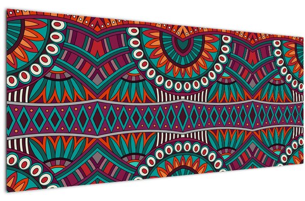 Obraz ornamentálne abstrakcie (120x50 cm)