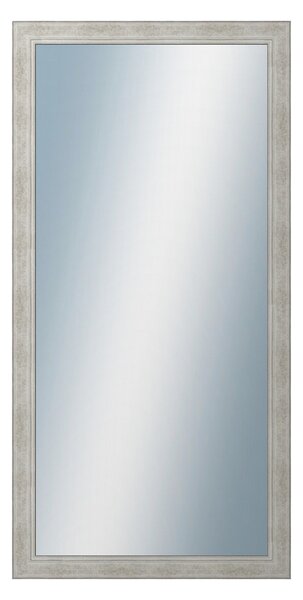 DANTIK - Zrkadlo v rámu, rozmer s rámom 50x100 cm z lišty ANDRÉ veľká strieborná (3157)