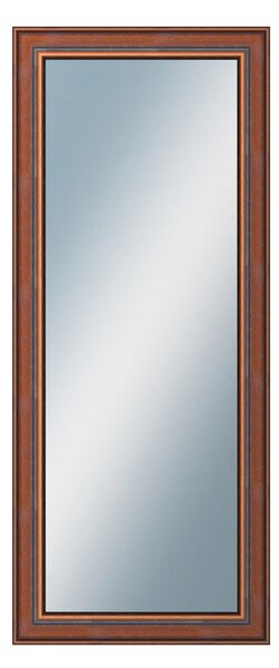 DANTIK - Zrkadlo v rámu, rozmer s rámom 50x120 cm z lišty ANGLIE hnedá (561)