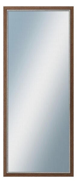 DANTIK - Zrkadlo v rámu, rozmer s rámom 50x120 cm z lišty TAIGA hnedá (3107)