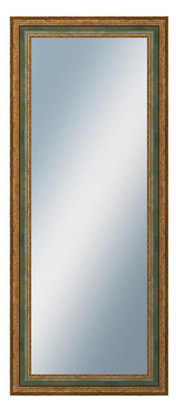 DANTIK - Zrkadlo v rámu, rozmer s rámom 50x120 cm z lišty HRAD zelená (3005)
