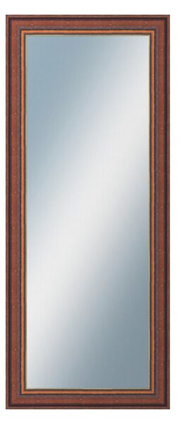 DANTIK - Zrkadlo v rámu, rozmer s rámom 50x120 cm z lišty ANGLIE hnedá Au Linka (612)