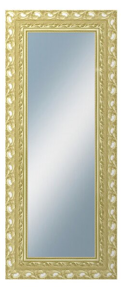 DANTIK - Zrkadlo v rámu, rozmer s rámom 50x120 cm z lišty ROKOKO zlatá hádzaná (2882)