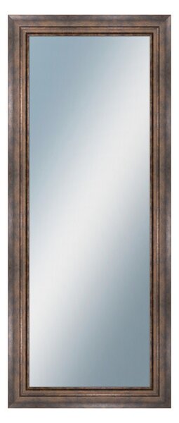 DANTIK - Zrkadlo v rámu, rozmer s rámom 50x120 cm z lišty TRITON široký meď (2951)