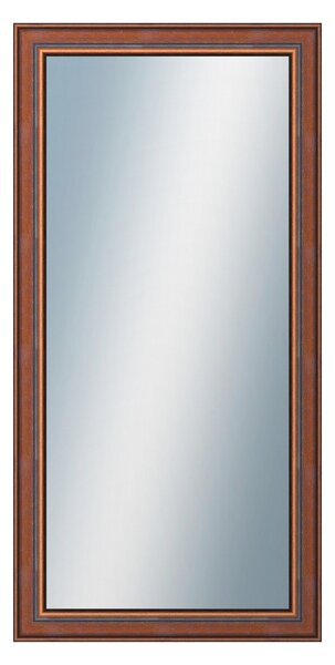 Zrkadlo v rámu Dantik rozmer s rámom 60x120 cm z lišty ANGLIE hnedá (561)