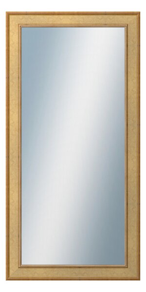 DANTIK - Zrkadlo v rámu, rozmer s rámom 60x120 cm z lišty TOOTH zlatá (2778)