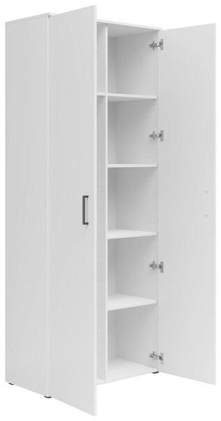 VIACÚČELOVÁ SKRIŇA, biela, 80/195/40 cm Carryhome - Skrine do chodby