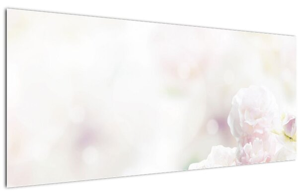 Obraz nežných kvetov (120x50 cm)