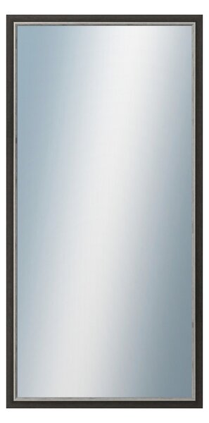 DANTIK - Zrkadlo v rámu, rozmer s rámom 60x120 cm z lišty TAIGA čierna (3108)