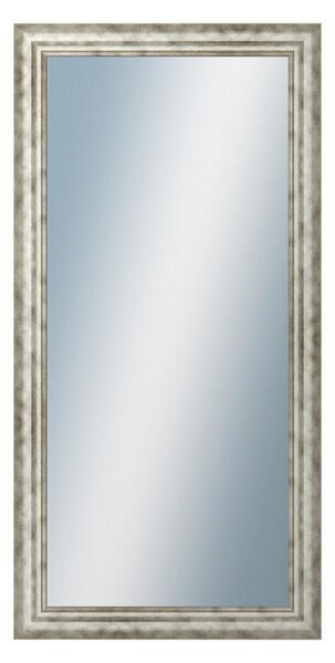 DANTIK - Zrkadlo v rámu, rozmer s rámom 60x120 cm z lišty TRITON široký strieborný (2950)