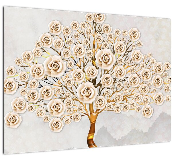 Obraz kvetinového stromu (70x50 cm)