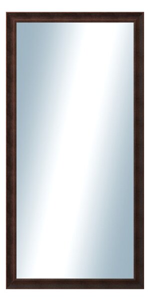 DANTIK - Zrkadlo v rámu, rozmer s rámom 60x120 cm z lišty KOSTELNÍ malá hnedá (3165)
