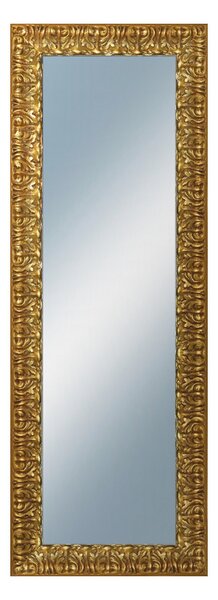DANTIK - Zrkadlo v rámu, rozmer s rámom 50x140 cm z lišty ZVRATNÁ ozdobná zlatá (2888)