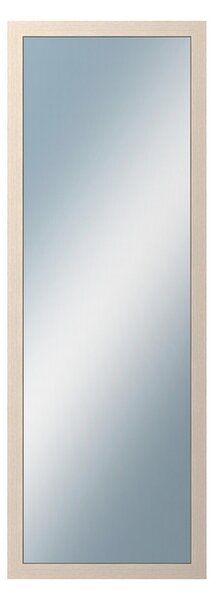 DANTIK - Zrkadlo v rámu, rozmer s rámom 50x140 cm z lišty 4020 biela prederaná (2766)