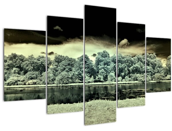 Obraz vodnej plochy (150x105 cm)