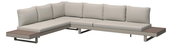 TERASOVÁ SEDACIA SÚPRAVA 4-dielne, kov, plast, textil Ambia Garden - Online Only záhrada, Online Only