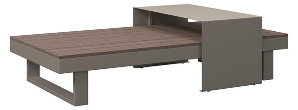 TERASOVÁ SEDACIA SÚPRAVA 4-dielne, kov, plast, textil Ambia Garden - Online Only záhrada, Online Only
