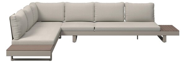 TERASOVÁ SEDACIA SÚPRAVA 4-dielne, kov, plast, textil Ambia Garden - Online Only záhrada, Online Only