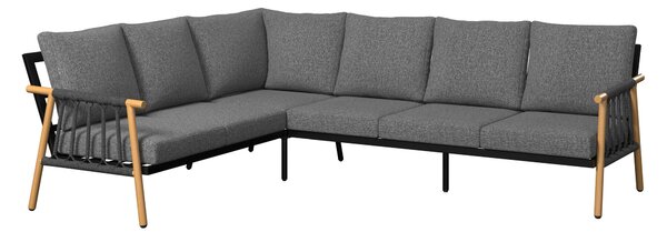 JEDÁLENSKÁ TERASOVÁ SÚPRAVA 4-dielne, kov, sklo, textil Ambia Garden - Online Only záhrada, Online Only