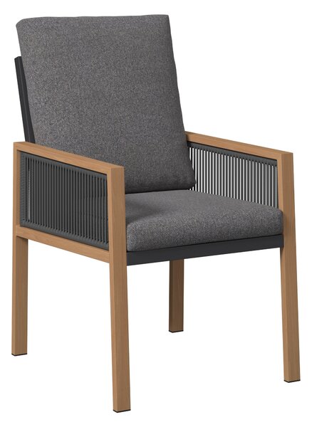 JEDÁLENSKÁ TERASOVÁ SÚPRAVA 6-dielne, kov, sklo, textil Ambia Garden - Online Only záhrada, Online Only