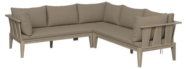 TERASOVÁ SEDACIA SÚPRAVA drevo, plast Ambia Garden - Online Only záhrada, Online Only