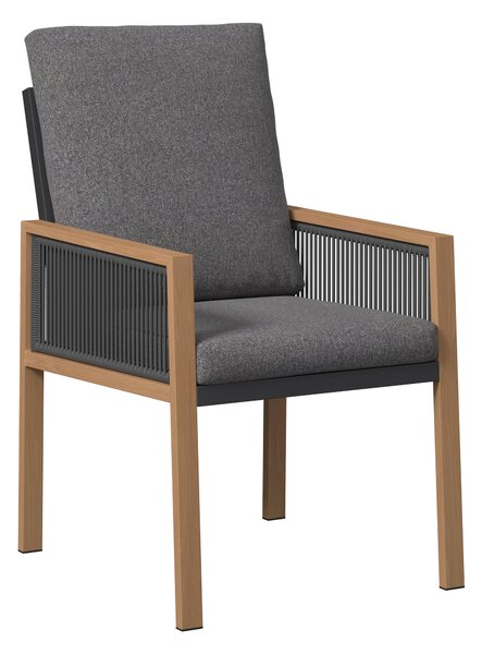 JEDÁLENSKÁ TERASOVÁ SÚPRAVA 6-dielne, kov, sklo, textil Ambia Garden - Online Only záhrada, Online Only