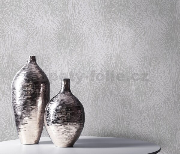 Vliesové tapety na stenu Collage 10380-10, rozmer 10,05 m x 0,53 m, tráva béžová na béžovom podklade, Erismann