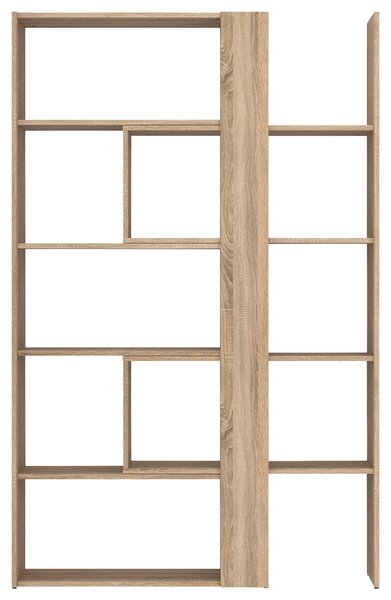 REGÁL, dub sonoma, 82-146/180/35 cm - Regály