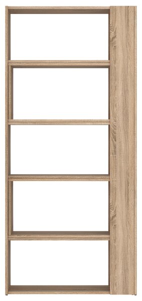REGÁL, dub sonoma, 82-146/180/35 cm - Regály