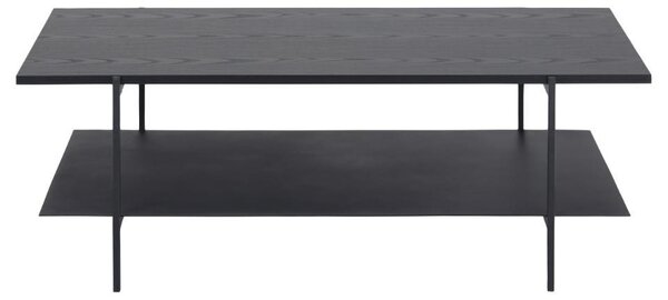 KONFERENČNÝ STOLÍK, čierna, kov, kompozitné drevo, 115/60/40 cm - Stolíky do obývačky, Online Only