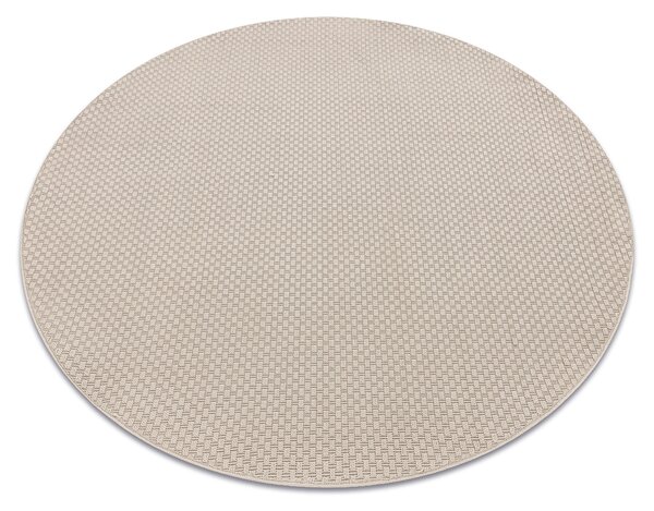 Šnúrkový koberec TIMO 6272 SIZAL kruh, béžový